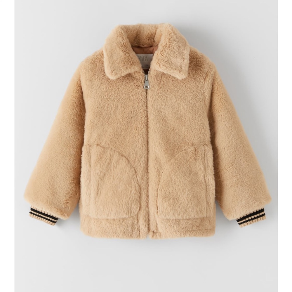 Zara faux fur jacket - Picture 2 of 5